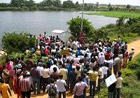 Agara Lake Protest